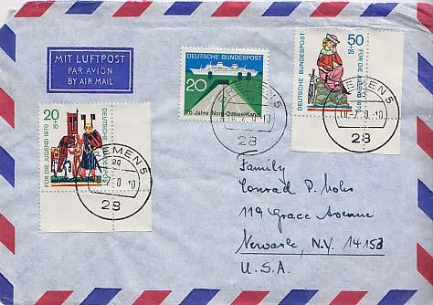 Germany, Airmail, Ships