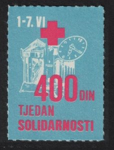 Yugoslavia Red Cross Obligatory Tax Solidarity Week 1989 MNH SG#2532