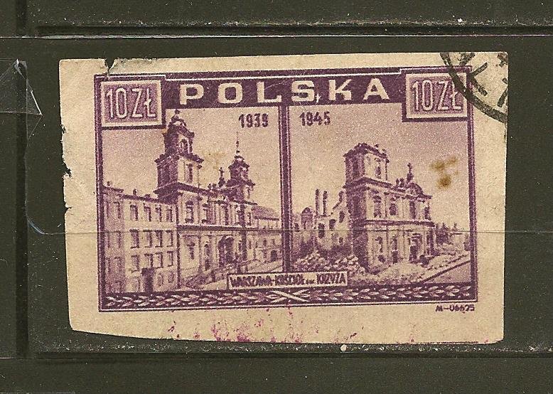 Poland 379 Imperforated Used