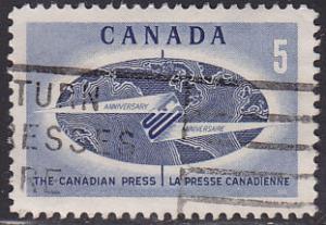 Canada 473 50th Anniversary of The Canadian Press 5¢ 1967