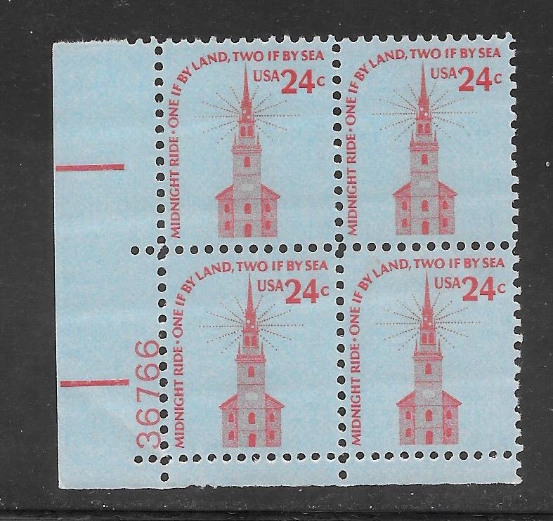 #1603 MNH Plate Block