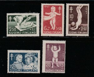 Finland B83-B86 Set MNH Tuberculosis