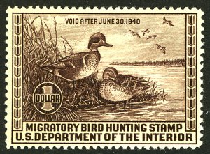 U.S. #RW6 MINT OG VVLH