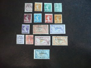 Stamps - Syria - Scott#143-152,154-160- Mint Hinged & Used Part Set of 16 Stamps