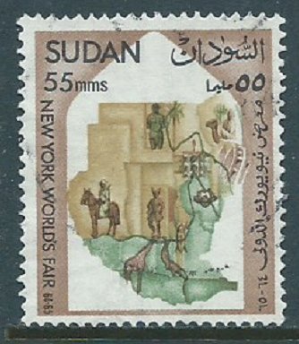 Sudan, Sc #169, 55m Used