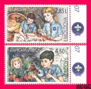 MOLDOVA 2007 Europa CEPT Scouts Scouting Movement Centenary 2v Sc556-557 MNH