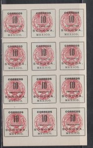 Mexico # 408, Imperf Block of 12, Mint NH