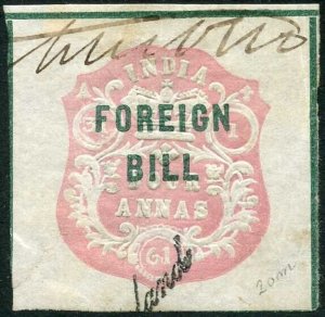 India 4a High Court Stamp BF1 Die A Dated 31.1.61