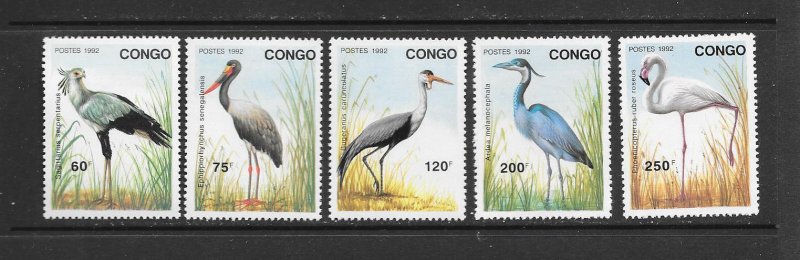 BIRDS - CONGO #972-6  MNH