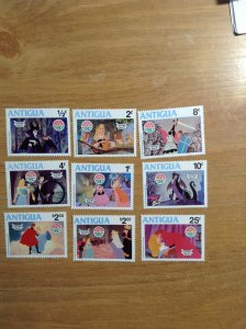 Antigua  #  592-600  MNH