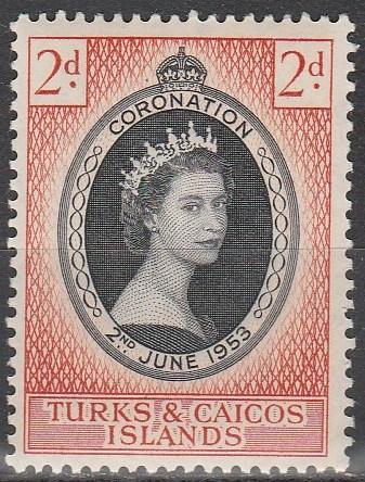 Turks & Caicos #118  F-VF Unused (S3728)