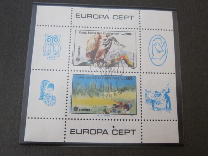 Northern Cyprus 1986 Sc 181 CTO Bird set MNH