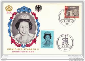 Germany - Great Britain 1965, QE II Visit to Bonn, First Day Cover