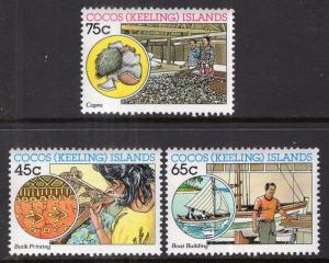 Cocos Keeling Islands 166-168 MNH VF