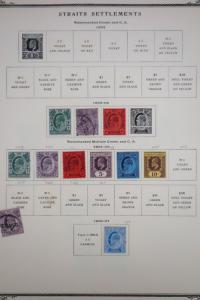 Straits Settlements Mint and Used Stamp Collection