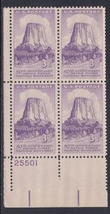 1084 Devils Tower Block MNH