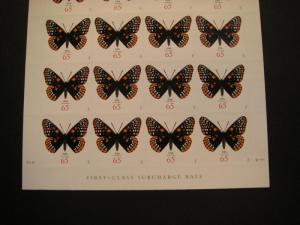 Scott 4603, 65c Baltimore Checkerspot, sheet of 20, #V1111, MNH Beauty