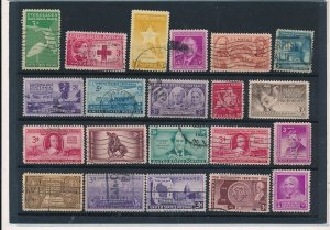 D395614 USA Nice selection of VFU Used stamps