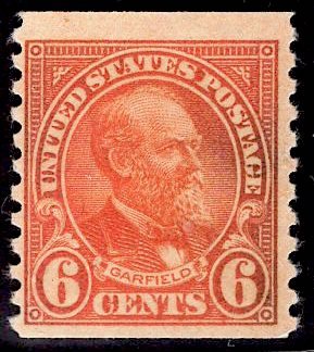 US Stamp #723 Coil 6c Garfield MINT NH SCV $15
