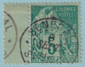 FRENCH COLONIES 49  USED - NO FAULTS VERY FINE! - SENEGAL CANCEL - RIZ