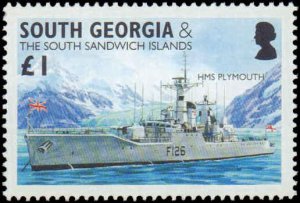 South Georgia #297-302, Cmplt Set(6), 2004, Ships, Military Related, Polar, NH