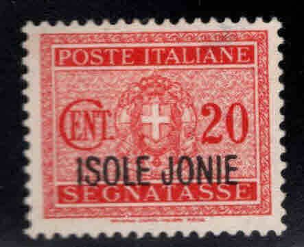 Ionian Islands overprint on Italian stamp MH* Scott NJ2 slight thin at top