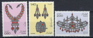 Algeria 652-54 MNH 1980 Jewelry