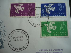 Europa 1962 - Cyprus - Set - First Day Cover