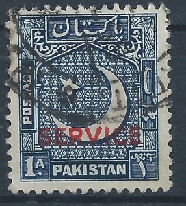 Pakistan 1953 - 1a Official - SGO38 used