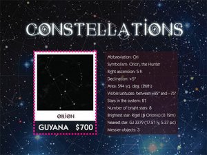 Guyana - 2013 - Constellations - Souvenir Sheet - MNH