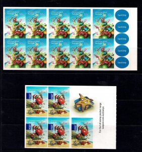 Christmas Island 2009 Christmas  Set of 2 Mint Booklets