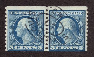 U.S. #496 Pair AVG/U ~JM-2913