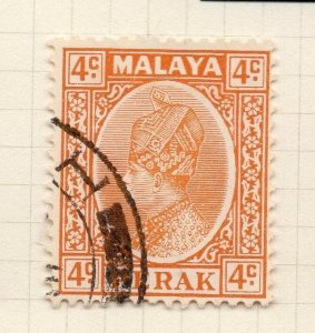 Malaya Straights Settlements Perak 1935 Early Issue Fine Used 4c. 278382