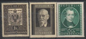 Austria SC 572-574 MNH