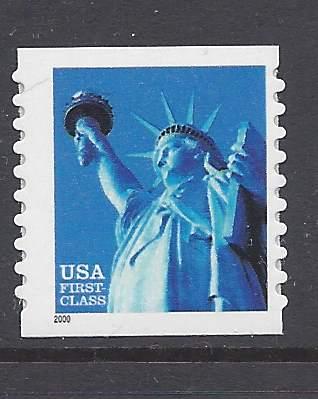 USA 3453 Statue Liberty Mint 1st Class (34)cnt coil stmp 