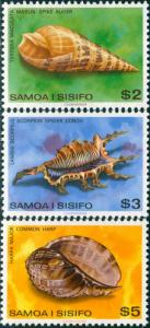 Samoa 1978 SG530a-530c Shells MNH