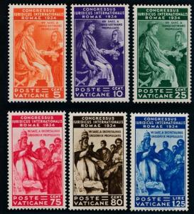VATICAN 41-46 MINT NH