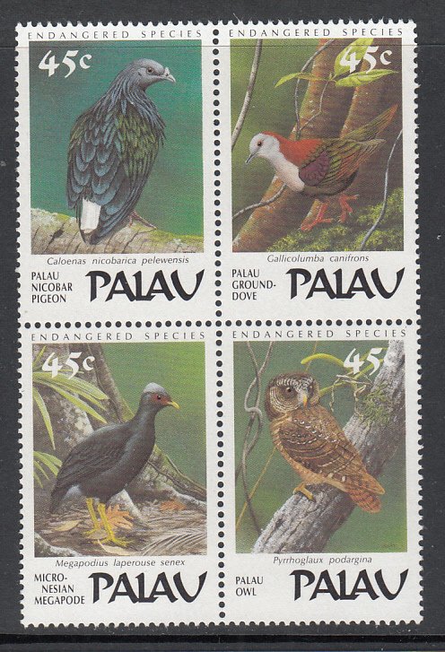 Palau 207a Birds MNH VF