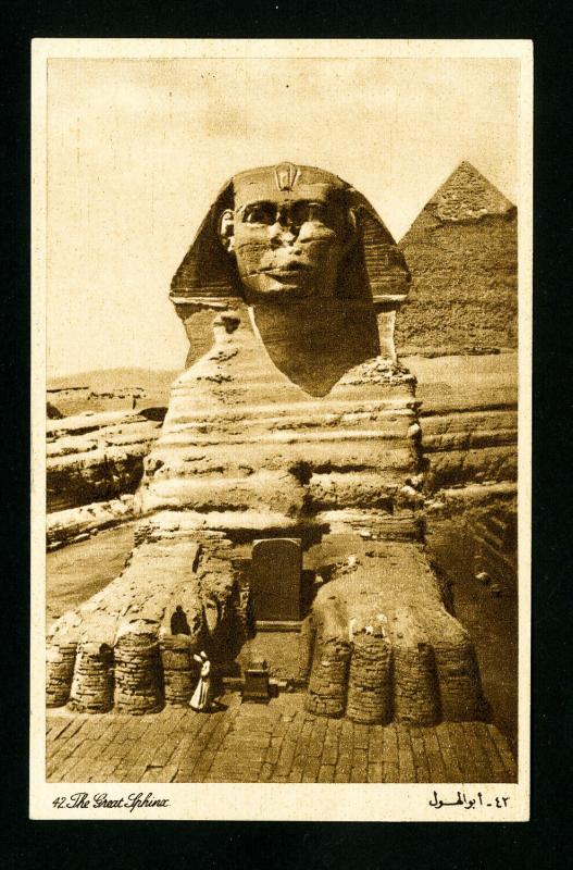 Egypt Card Early Scarce of Pyramid 1930’s XF Scarce card
