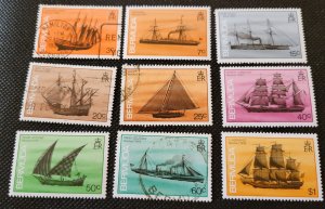 Bermuda,  Shipwrecks, 1986 issues, #487-93, 482,484, most MH, SCV$12.25