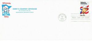 FDC #2097 Roberto Clemente Minnesota Twins Baseball Cover Puerto Rico 1984