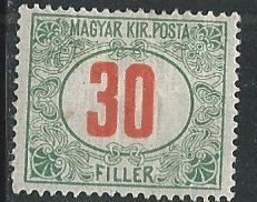 Hungary ||  Scott # J35 - MH