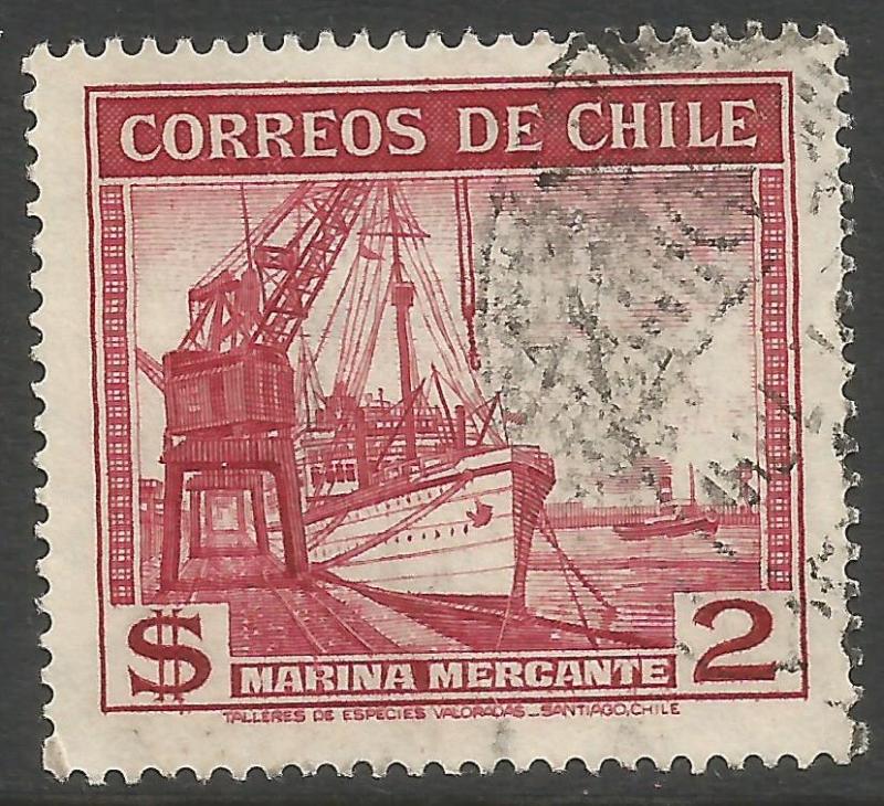 CHILE 207 VFU SHIP A178-2