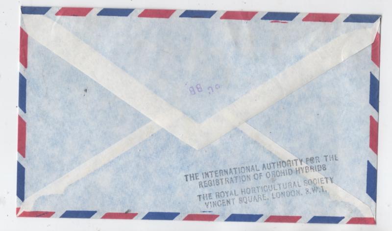 Great Britain Scott# MH23A  type 2, MH101  used on cover to U.S.A.