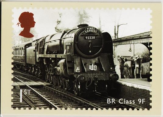 Great Britain. 2010 Great British Railways. PHQ Cards(6) Unused