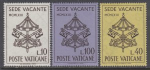 Vatican City 362-364 MNH VF