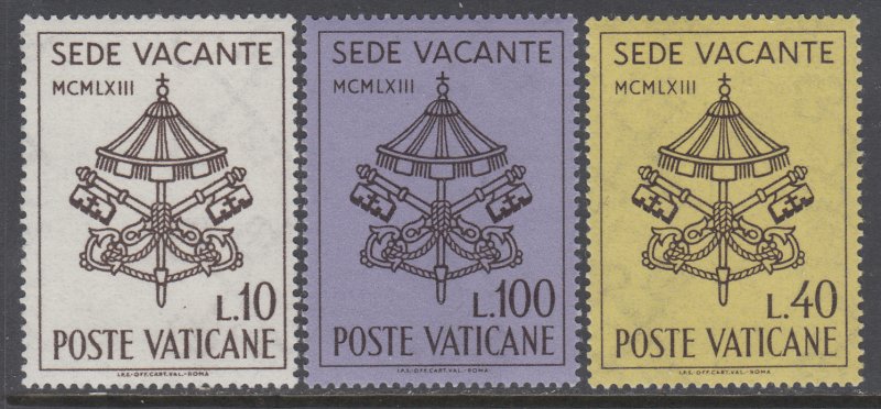 Vatican City 362-364 MNH VF