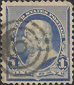 # 219 DULL BLUE USED BEN FRANKLIN SCV-0.75