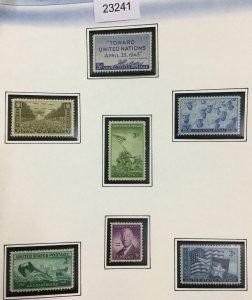 US STAMPS COLLECTIONS UNUSED LOT #23241