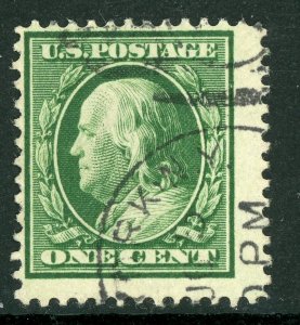 USA 1908 Franklin 1¢ DL Wmk Perf 12 Scott 331 VFU L152